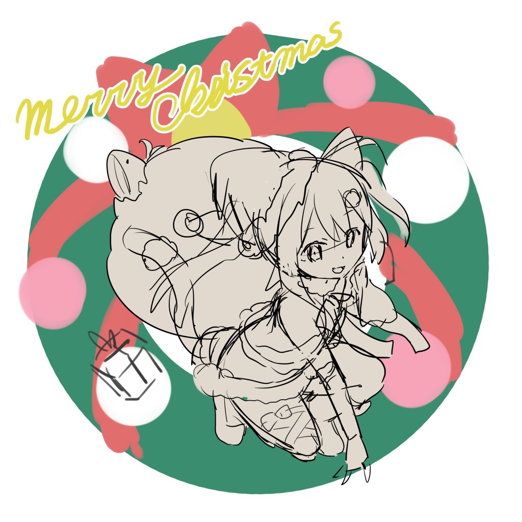 真綿スピカの活動報告 星河テフちゃん描き下ろしクリスマスイラスト Muevo ミュエボ